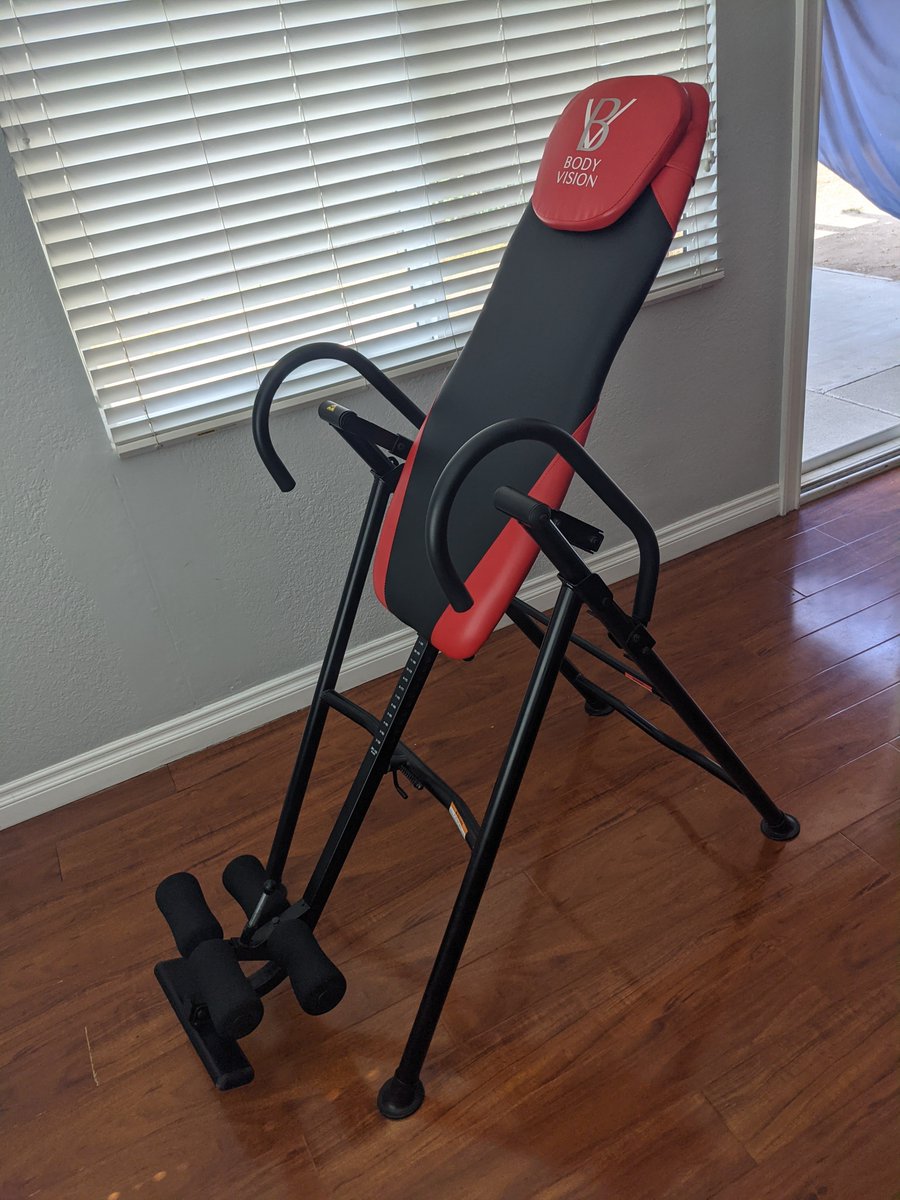 SamGees64's tweet image. I don&apos;t like to toot my own horn that often but this was the best $60 I&apos;ve spent in a long time!

#InversionTable