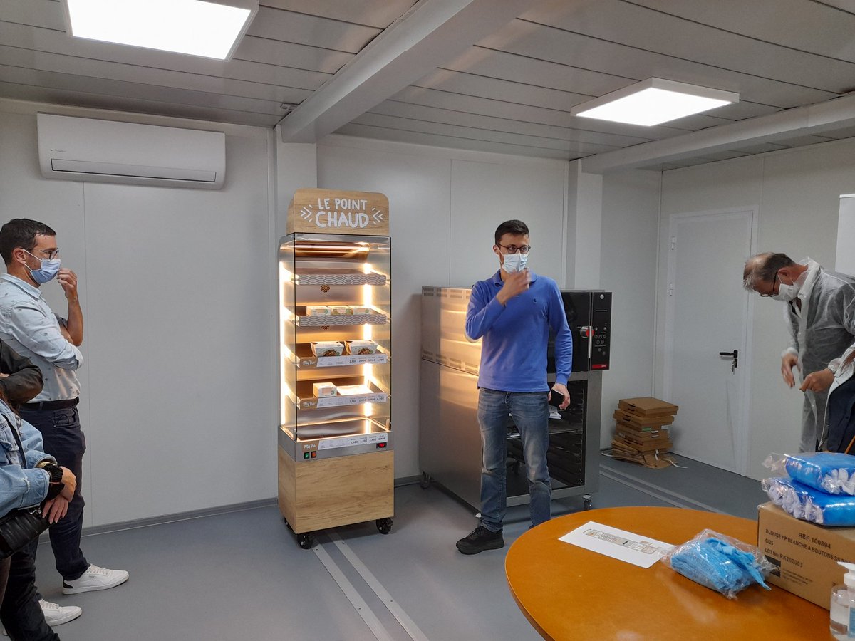 Très belle visite en équipe d'une très  belle #startup que nous avons accompagnée : Mypie. Merci