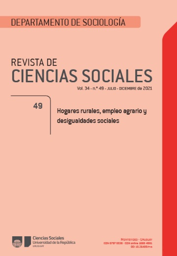 BibliotecaFCS's tweet photo. Nuevo número de la @SocialesRevista: volumen 34, número 49, correspondiente al período julio-diciembre del 2021. El dossier de esta edición está dedicado al tema Hogares rurales, empleo agrario y desigualdades. Descarga en https://t.co/bQmOPbAv5P https://t.co/3XcueSrGe7