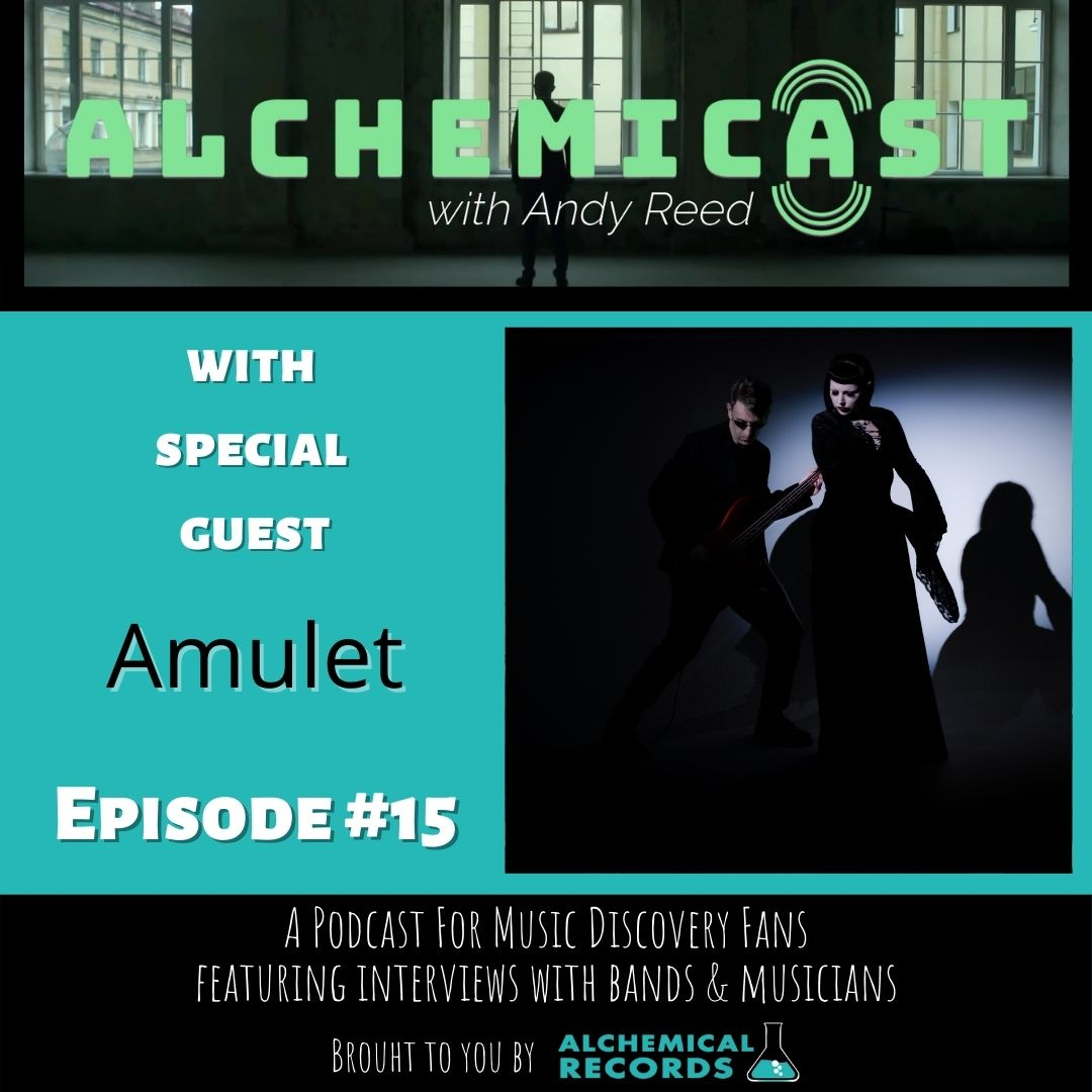 TOMORROW! @amulettheband join Andy Reed on the Alchemicast to discuss writing, recording, and releasing their 16 track dark alternative rock debut album, 'House of Black + White', their shared passion for glam-rock, and more. More at alchemicalrecords.com