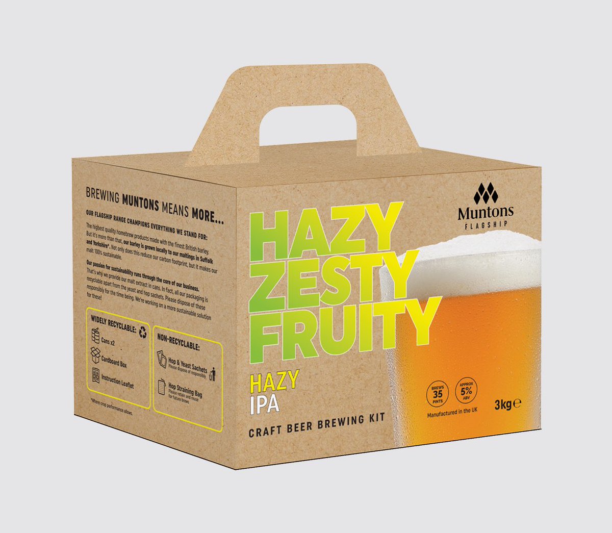 A nice new beer kit range now available. These are top class  thehomebrewcompany.ie/muntons-flagsh…