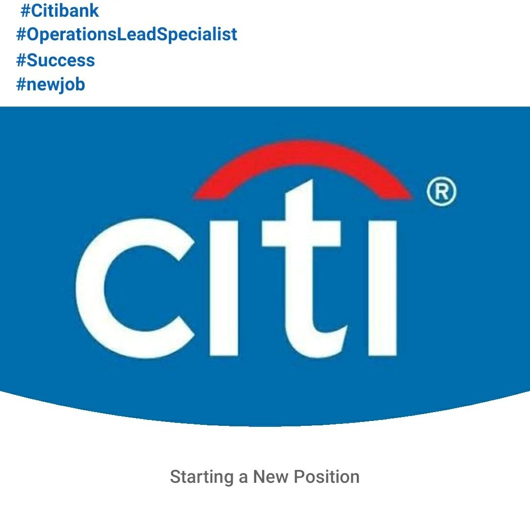 RaghulPonnan's tweet photo. Starting up with the new position at Citi India as Operations Lead Specialist. I would like to express my love and gratitude towards all my fellow buddies for the next level of career growth and something new opportunity.
Thanks to Almighty ! ❤️ https://t.co/n3XiCloGF9