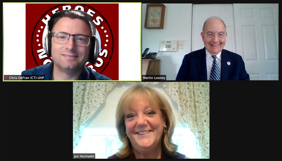 AFTCT's tweet photo. Joining @hochadel_jan & #UniversityHealthProfessionals' @Defran3837 for #AFTinAction was @CTSenateDems' prez for leg session review: https://t.co/AgUvgaVanz #LaborRadioPod @AFTunion @AFTTeach @PSRP_AFT @AFTHealthcare @AFTHigherEd @AFT_PE @laborradionet @podbean @Zoom https://t.co/SnHbTJe0Lo