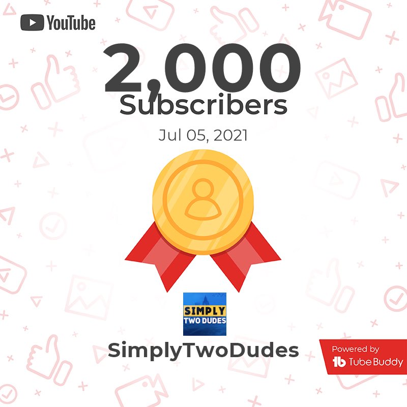 SimplyOneDude's tweet photo. This week has been a mind blowing experience. I think the last time I posted about @SimplyTwoDudes we hit 1K &amp; got partnered lol. So here’s a little update. Huge shoutout to everyone that’s been sticking with us!!! 

😬🙌🏽🔥🖤

#Roadto10K #YoutubePartner #SimplyTwoDudes https://t.co/P1rx4UULRE