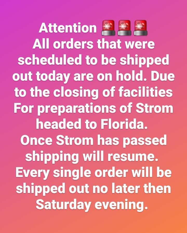 SatWraps's tweet image. Attention 🚨🚨🚨🚨
Thank you for your patience and understanding 🙏  in advance. 

If you have placed an order and have not received your tracking information.  Every single order will be shipped by Saturday Evening as long as facilities are open.