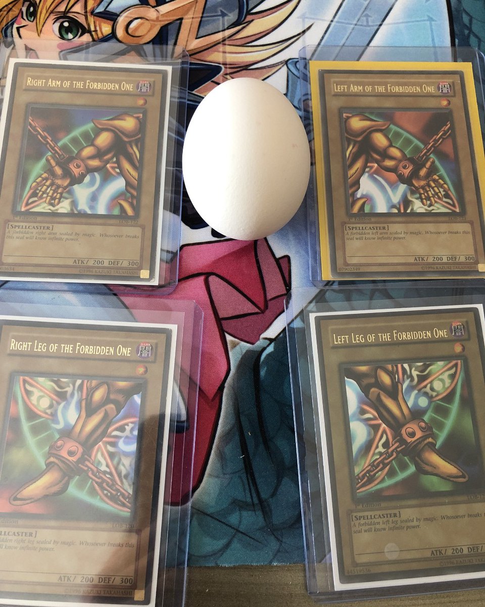 BoosterQuack's tweet image. Have you ever summoned the power of... EGGzodia????

Recently picked up a full first edition set :D

#yugioh #yugiohcommunity #yugiohcards #yugiohtcg #yugiohcollection #tcg #anime #konami #ygo #pokemon #yugiohcollector #yugiohcardsforsale