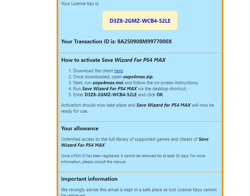 save wizard license key email save wizard license key email