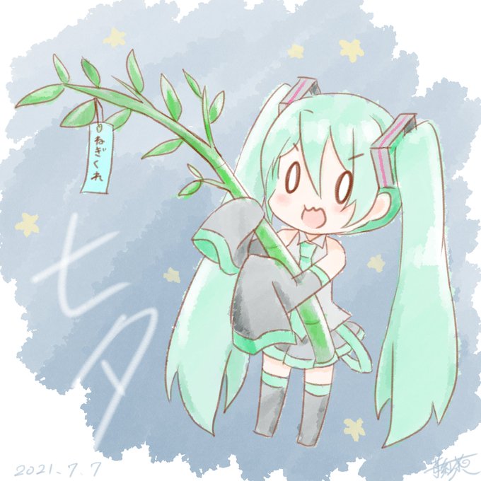 「standing tanabata」 illustration images(Latest)