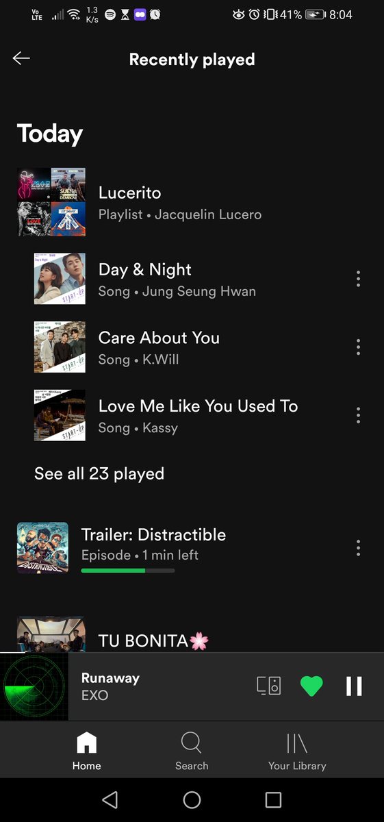 kaisoo_lu's tweet photo. @TuBonitaEri @weareoneEXO Evidencia spotify

#TeamTÚBONITA  🌸 No. 5

#DONT_FIGHT_THE_FEELING
#EXO #엑소 @weareoneEXO https://t.co/q7m2WSDyvh