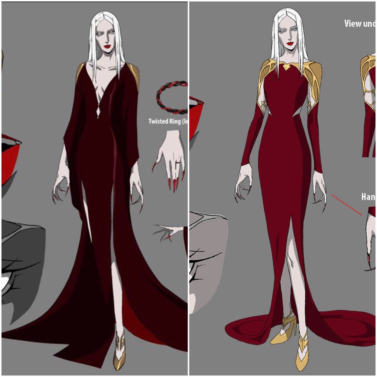 Carmilla (Castlevania) cosplay build thread:I’m making her batwing dress bu...