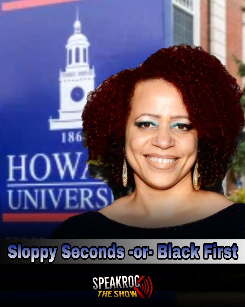 speakrocmedia's tweet photo. Are #HBCUs like #HowardUniversity secondary or tertiary work choices for #blackamerican educators like journalist Nikole Hannah-Jones? https://t.co/hPb47uzCf6