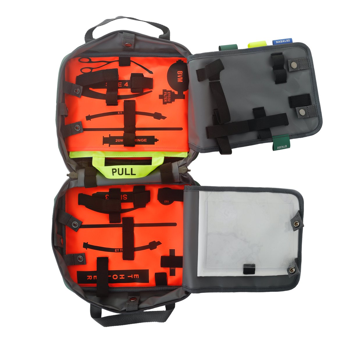 Tactical SCRAM bags provide a cognitive offload for out-of-hospital providers. SCRAM bags ⬇️time to intubation,⬇️medication errors and ⬆️ providers ability to manage the airway. #SCRAMbag #airway #humanfactors