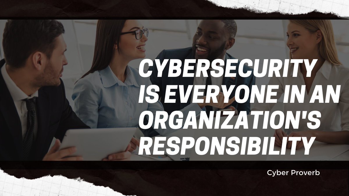mclynd's tweet photo. #cybersecurity is critical and everyone within an organization is responsible for it at some level. 

@JosephSteinberg @dez_blanchfield @Shirastweet @psb_dc @thecybertea @KarmenINTL @digitalcloudgal @domyboo @tgravel @NetsyncNews @marigalloway #Cybervizer #Security #infosec https://t.co/kJBdhWEGf0