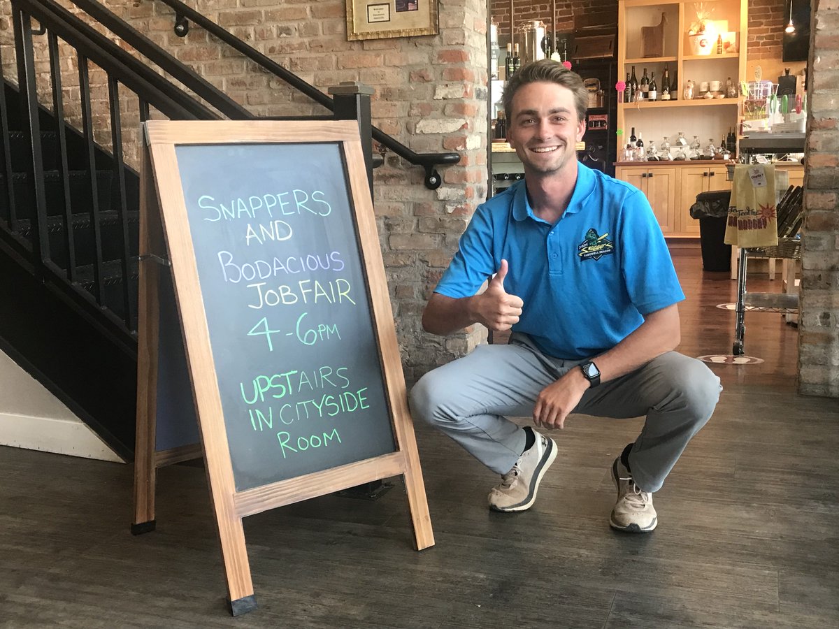 Today from 4-7PM we are at the Bodacious Shops in Janesville hosting a job fair! Join the greatest atmosphere in minor league baseball! #OhSnap