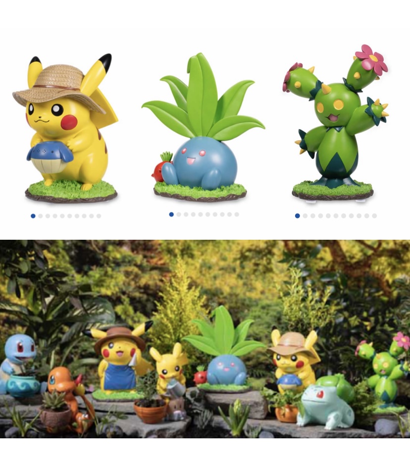 即送！【ホエルコジョウロ】ポケットモンスター　食玩　フィギュア ホエルコじょうろのピカチュウほか ポケモン Gardening Statue 海外