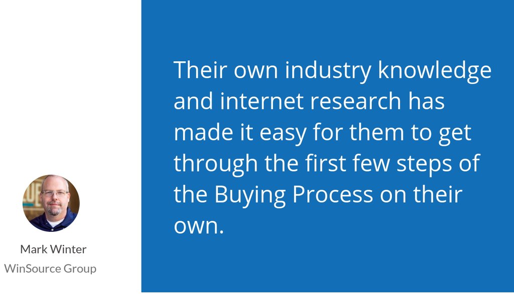 MarkWinterSales's tweet image. Anticipating the steps of the Buying Buying Process will help your salespeople match your prospects step for step. 

Read the full article: Sales Leaders- Increase Sales By Focusing On Buying, Not Selling.
▸ lttr.ai/izmK

#Smartsalessimplified #Winsourcegroup