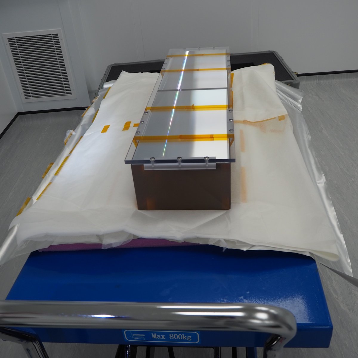 We've left you guessing long enough ... it was the impressive HARPS3 Echelle grating! (optics heart of the spectrograph)