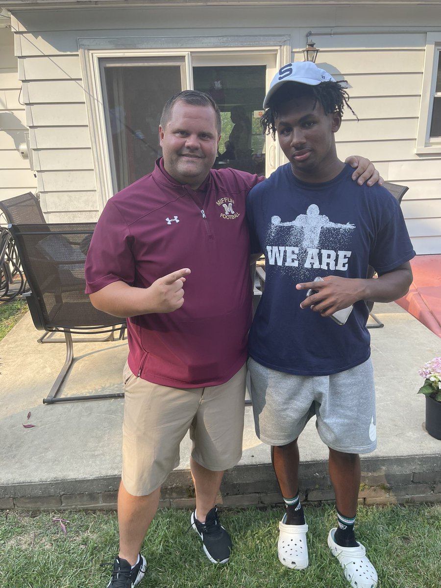 CoachMorrissey's tweet image. WE ARE!  I’m so proud of you!  Penn St you are getting the best running back in the nation and an even better young man!

WE ARE!!!!!!