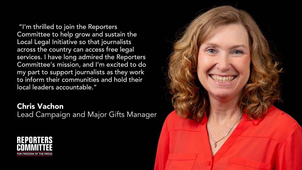 Reporters Committee for Freedom of the Press tweet media