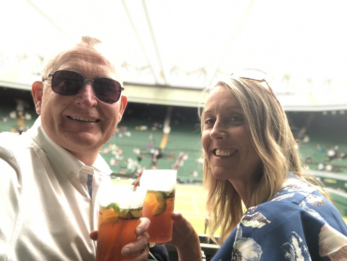 CarolineAttreed's tweet photo. Never thought a day like today would come - no restrictions @Wimbledon Centre Court. I wasnβt sure how I would feel, but was blimin good to enjoy such a wonderful treat after all of this time πΎπΎπΎ
#worldclasstennis
#annualleave https://t.co/uMrIPWQ4rf
