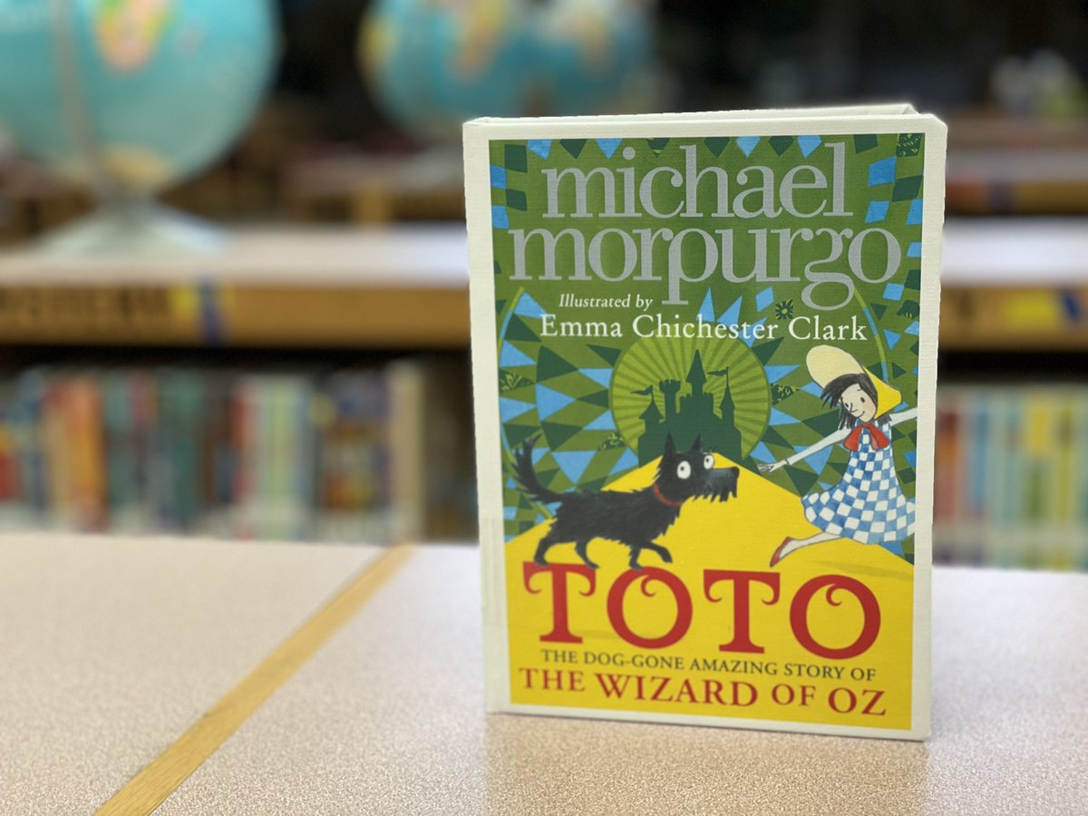 Did u ever wonder what Toto thought of the epic journey down the yellow brick road? Now u can read all about it! Toto: The Dog-Gone Amazing Story of the Wizard of Oz by Michael Morpurgo is on ur <a href="/MasonIBPYP/">Mason Ibpyp</a> lib FIC shelves this fall - check it out! #storyofmason <a href="/LeanderISD_Lib/">LeanderISD Libraries</a>