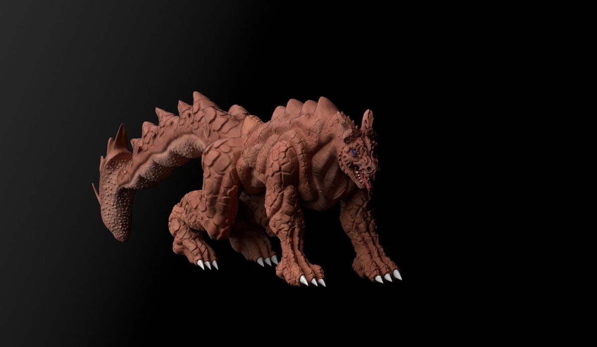 Retro_Bad_Gamer's tweet photo. Ay pero que lindo perrito!
#zbrush #dragon #lizard #beast #retrobadrender #fantasy #artstation #guardaquemuerde https://t.co/rgLx9cp7Uo
