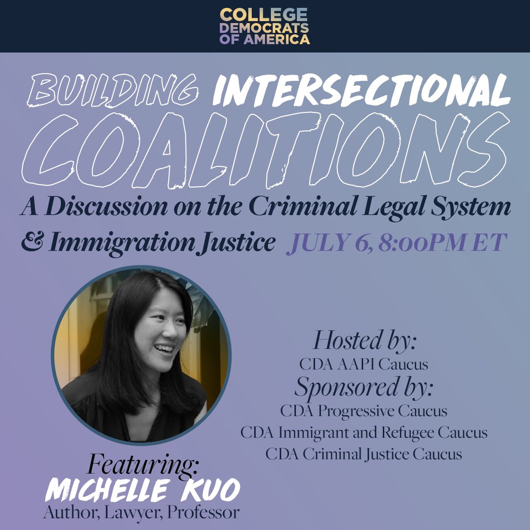 CollegeDems's tweet image. 👀Tonight
⏰8:00 p.m. ET
🌟@kuokuomich 
✨@CollegeDemsAAPI ✨@CDAProgressive @CdaJustice