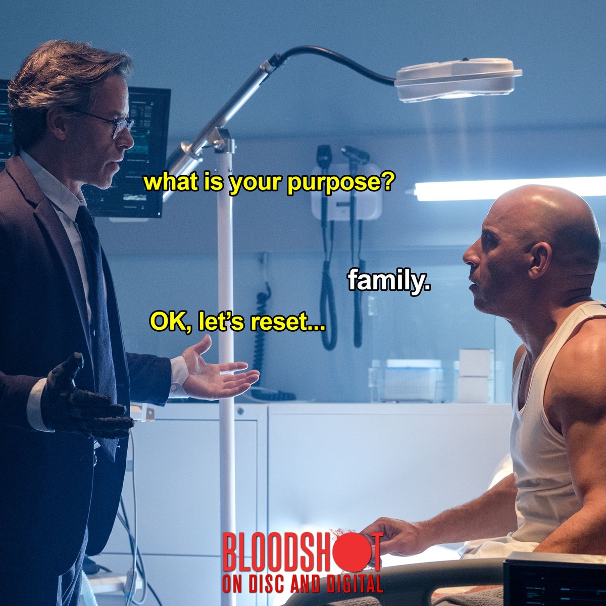 Family first – always. Get #Bloodshot now on Disc and Digital! bit.ly/BloodshotFamily