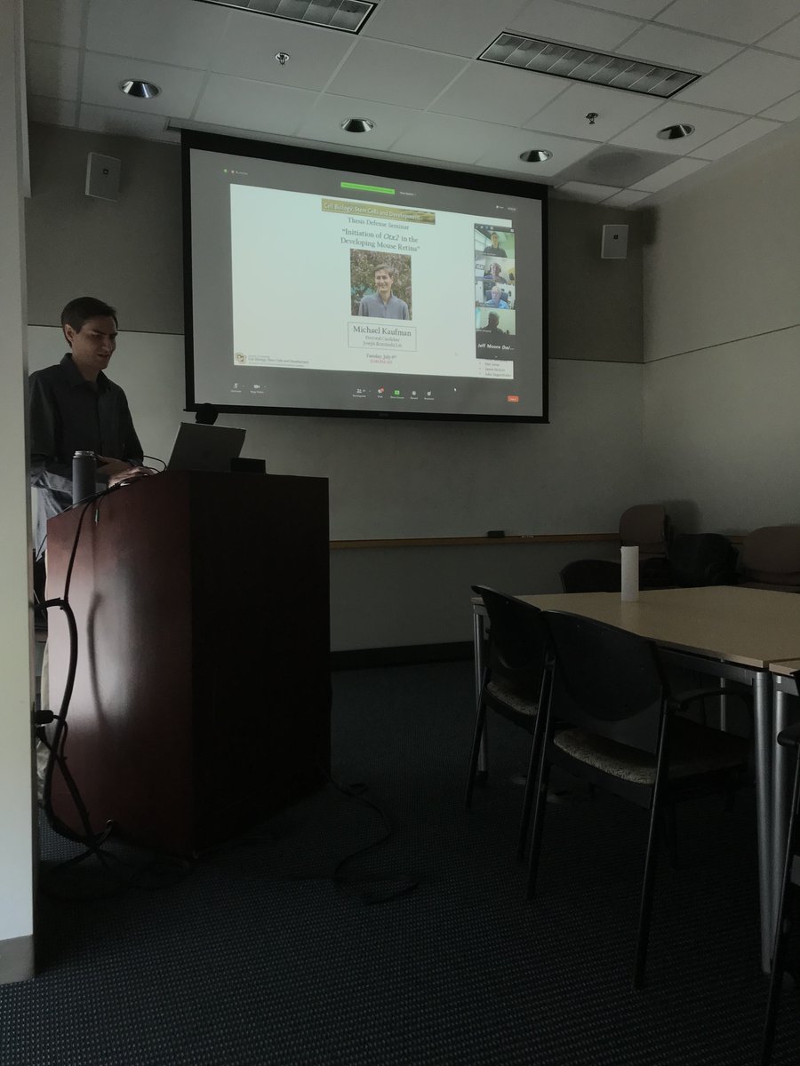 CSD_CUAMC's tweet image. Congratulations to Dr. Michael Kaufman, @OzmotheCat,  from the @Brzezinski_Lab on such an amazing thesis defense! The CSD community is very proud of your scientific work and commitment, and we are so excited to see your work in the future! 🎉🎉🎉🎉🎉