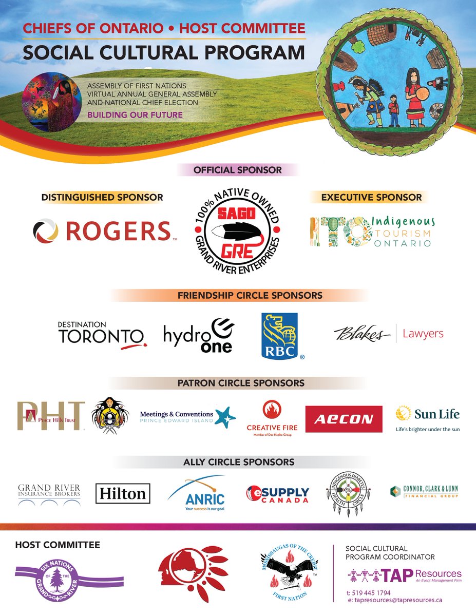 ChiefsofOntario's tweet image. 🔴Calling all Chiefs! Join in for the Virtual Networking Bingo on July 7 at 7 PM EST🔴

You’ll have an opportunity to win an overnight stay in a hotel &amp;amp; grand prize, a 7-day stay at Lodge on the Point! #AFNAGA #AFNElection

More info: chiefsmeeting.com/social-cultura…