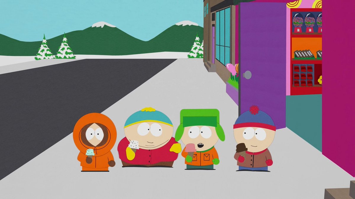 DailyMarsh's tweet image. Stan and friends (with ice cream)

[Season 8, Episode 10: "Preschool"]