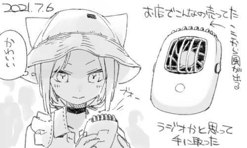 ハンディファンとかいうやつらしいです 