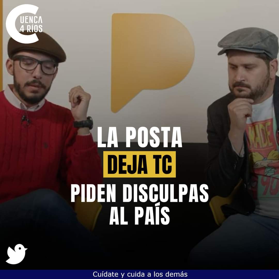juve_5_azuay's tweet photo. #LaPostaRacista
#ULTIMAHORA
Se van de TC por #racistas
#patanes
#irrespetuosos #mediocres y por #cabrones , nuestros impuestos no podían seguir manteniendo a estos #payasos https://t.co/0QnorFahYM