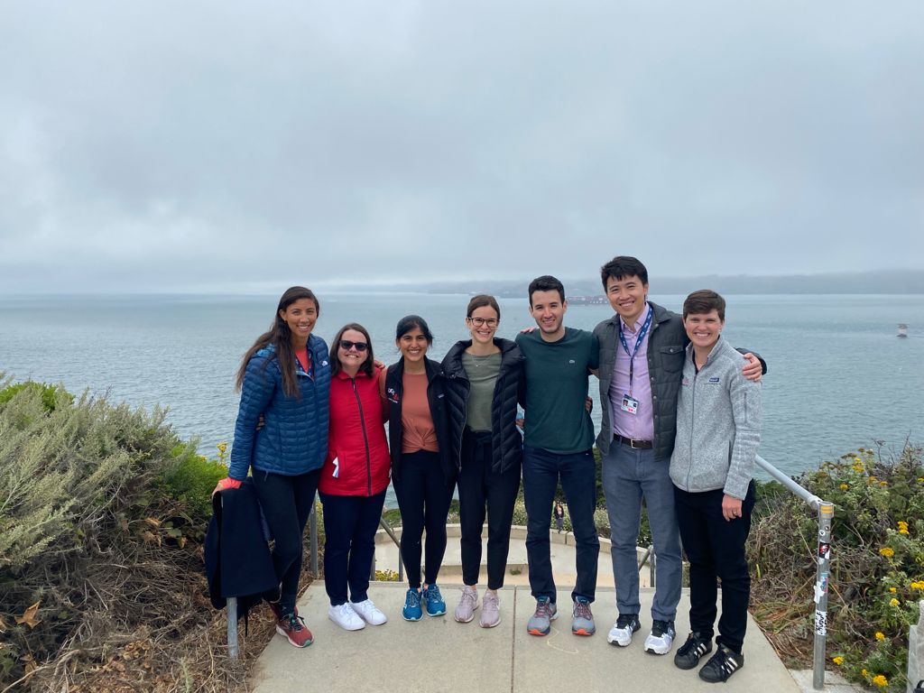 The future of cardiology is bright! Excited to welcome our 2021 #UCSFCardiology fellows @LuisaCiuffo @colettedejong @akkratka @ShawnXLiMD @JamesSalazarMD @anjalibthakkar and Shannon Walker. #Fellowship #WomenInCardiology #SummerInSF @UCSF_CVfellows @HeartUCSF @ZSFGCare @SFVAMC