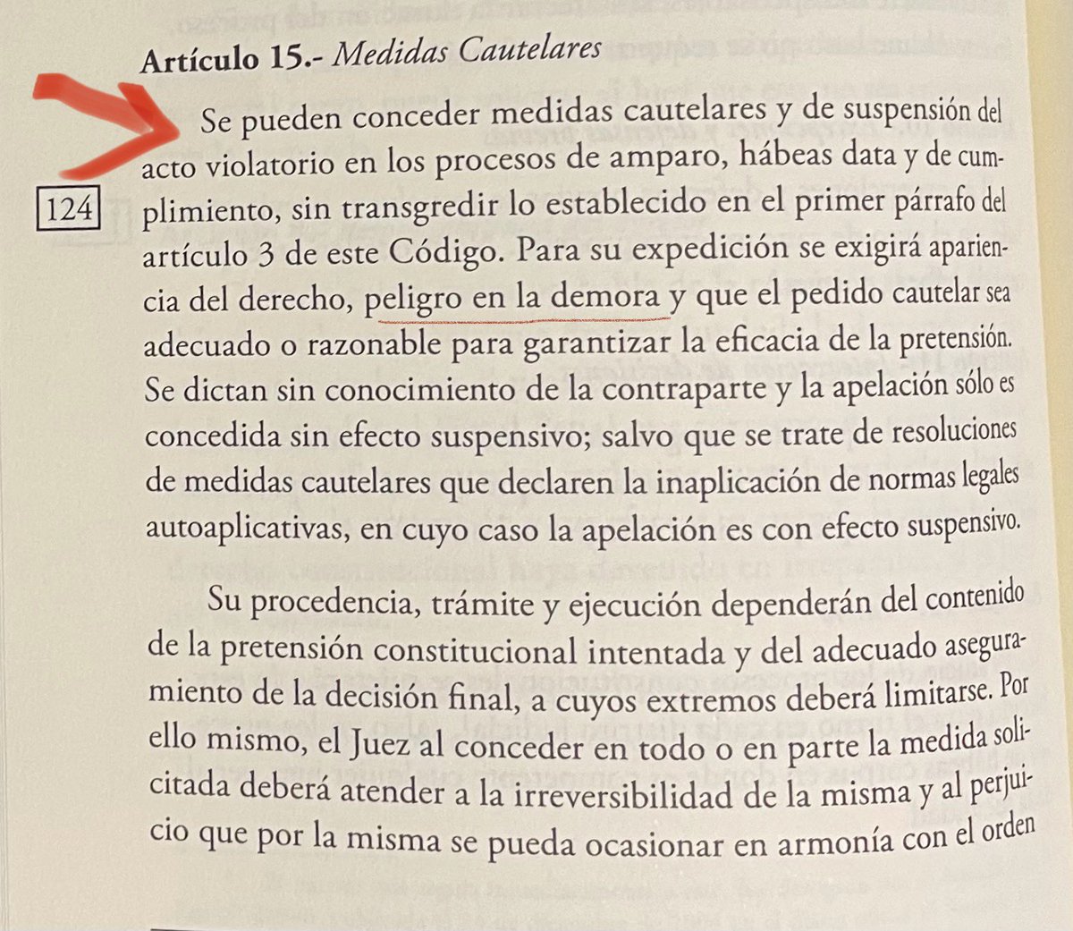 lucianolopez27's tweet photo. Medidas cautelares son un instrumento que, por su naturaleza, se tramitan muy rápidamente (“express”, si se quiere decir coloquialmente). Por eso la ley ordena analizar el “peligro en la demora” (sí, que sea “express”, no lento) Ver art 15 del Código Procesal Constitucional. https://t.co/P8IYqK0A2n