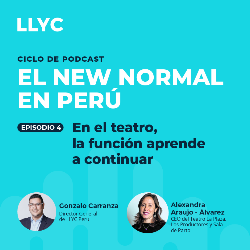 aromerollyc's tweet photo. ¿Volver al escenario? Hablan @gcarranza y Alexandra Araujo-Álvarez de @teatrolaplaza, @LosProductores_ y @SalaDeParto sobre la reinvención de la compañía durante estos meses. Aquí el #podcast #NewnNormal ▶️ https://t.co/uNuWnPy8vk https://t.co/oXG0DmO9mB