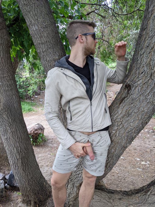 Letting it hangout at the park ? #gays #gaycock #pricealbert #gayotter #gayoutdoors #gayexhibitionist