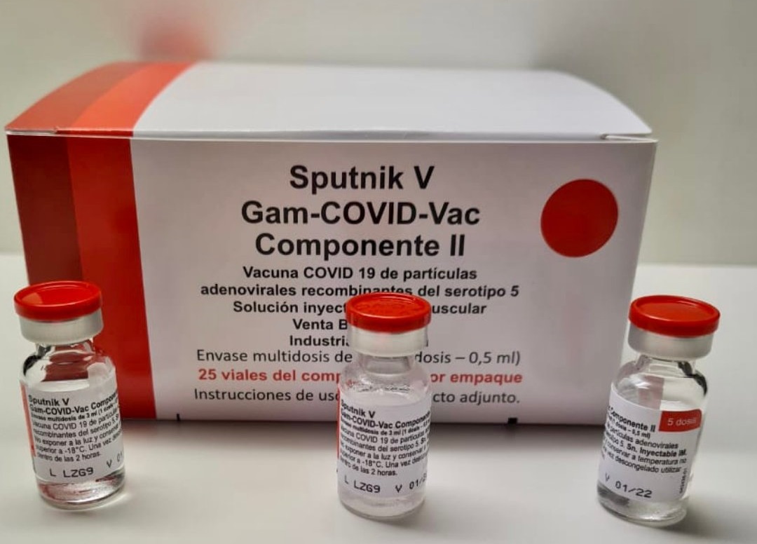 C5N's tweet photo. REITERAMOS | Finalizó la producción en Argentina de las primeras 153.441 dosis correspondientes al componente 2 de la vacuna #SputnikV https://t.co/L9Ycywa4yv https://t.co/FsuLb0ymOV