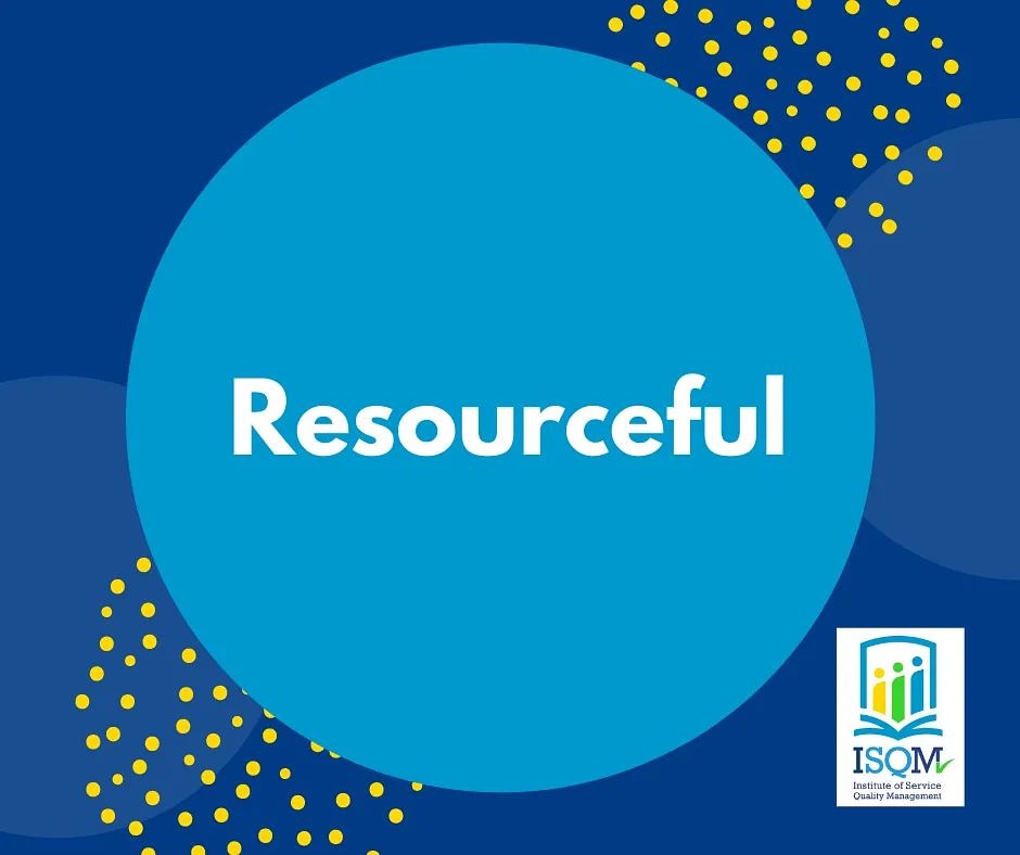 LAJordanTT's tweet photo. RESOURCEFUL - this is another great quality to develop in your team members:
🔸️ The ability to find quick &amp; clever ways to overcome difficulties.
🔸️Being able to create solutions with limited resources. 
🔸️The ability to create, innovate, &amp; ultimately solve problems.
#ISQM https://t.co/gdNzbcVavs