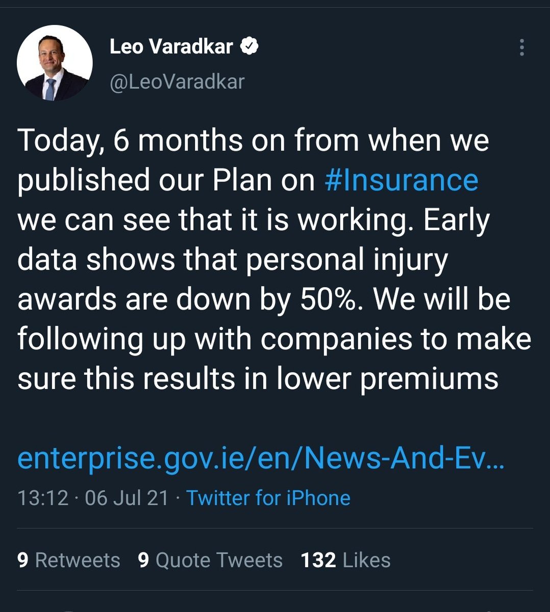 ABhoysVoice's tweet image. Ah interesting.

#LeoTheLeak is declaring success at reducing insurance premiums.

...Yet here is his response to Pearse Doherty's request for oversight, to ensure insurance premiums are reduced.

🙄

Complete con artist.

#Dail #InsuranceRipOff