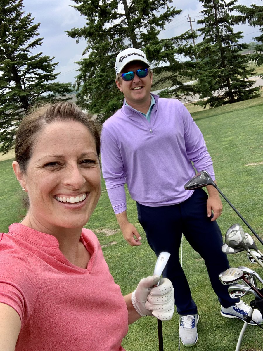 MarneyGellner's tweet image. Had my very first ever golf lesson today⛳️ Thanks to Johnny at @IslandViewGolf1 all I need to focus on is my stance, backswing, weight balance, shoulder turn, left hand grip and follow through! #easypeasy #simplepimple #imonthetour