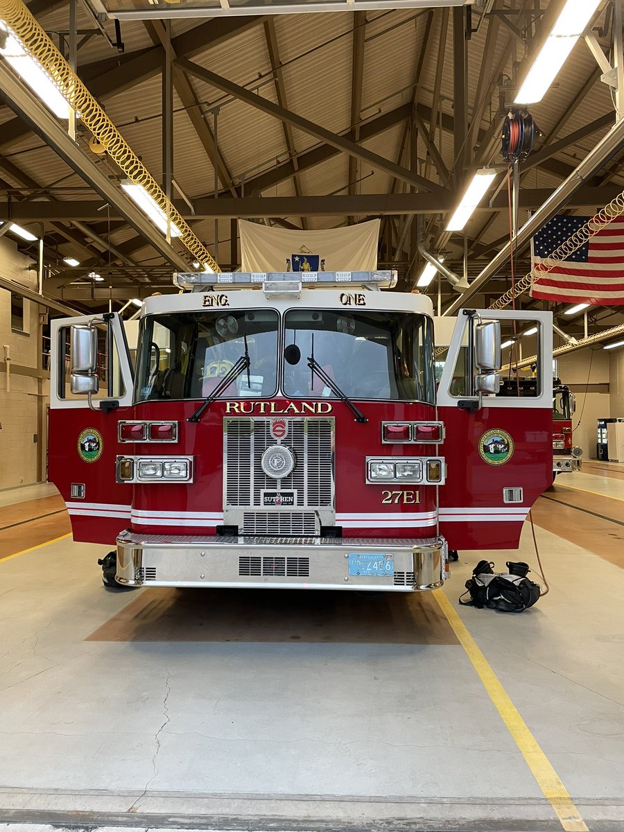 Rutland Engine 1 is currently providing station coverage in the town of Holden.