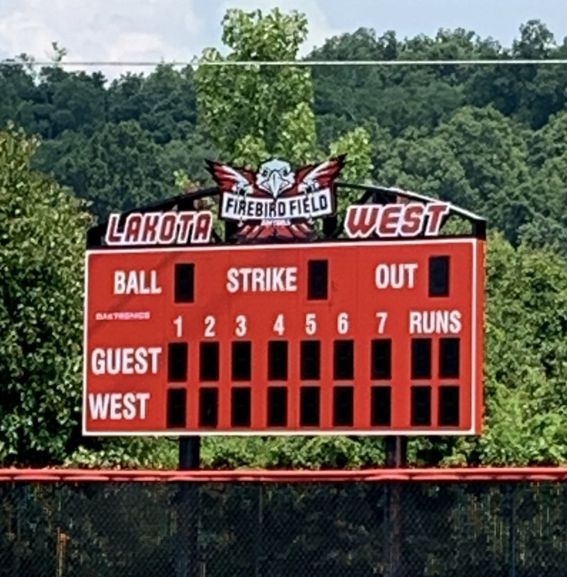 Kaufy24's tweet photo. Excited to have 2 new @Daktronics Baseball and Softball Scoreboard’s installed today!!
Thanks to Kylene Pippin and @PowerAdCompany for another great project!!  Also, Great job by Matt Westerfield with the install. https://t.co/YQ1nDPYnSM