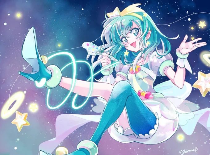 過去絵だけど!

 #キュアミルキー生誕祭2021 