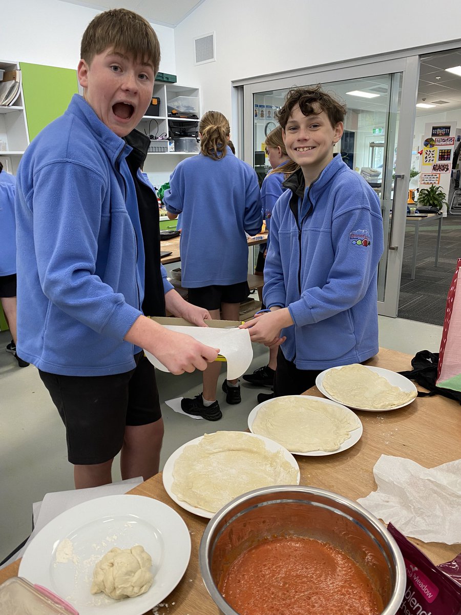 Today’s the day! We’ve been planning our shared lunch and today we’re collaborating to make it happen. Empanadas, pizza, dumplings, waffles, fudge, cake, cinnamon rolls and more - yum! <a href="/StonefieldsSch/">Stonefields School</a>