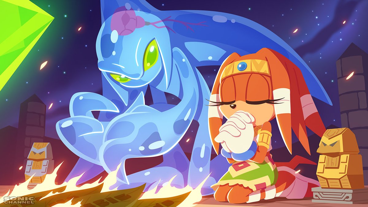 Tikal and Chaos together in prayer for Tanabata.