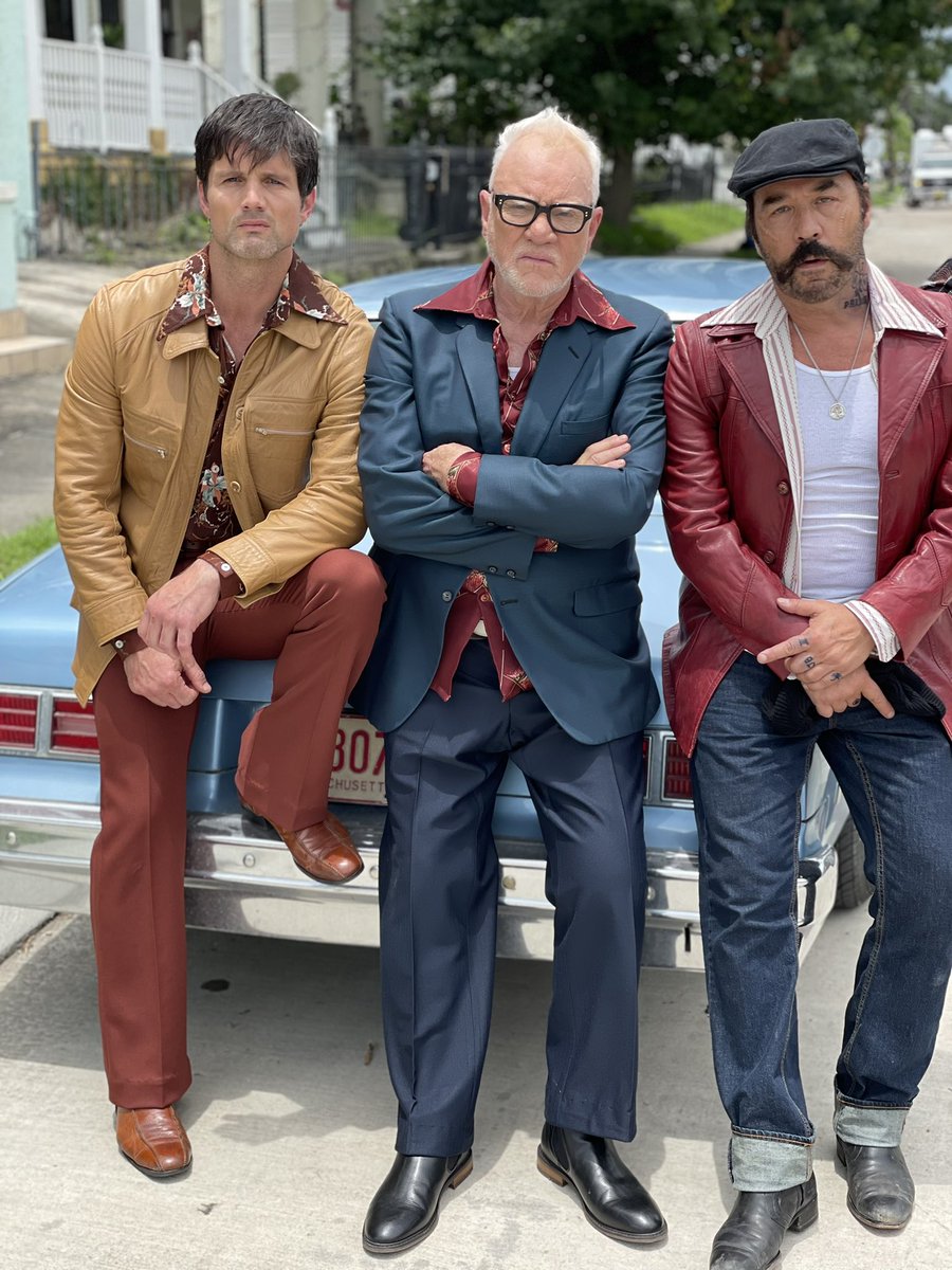 jeremypiven's tweet photo. On set filming The Walk … Boston 1974  in the belly of the beast . 
The dismantling of segregation is at it’s core .
(long way from Ari and Terrance ) https://t.co/DUQx4fTWDL