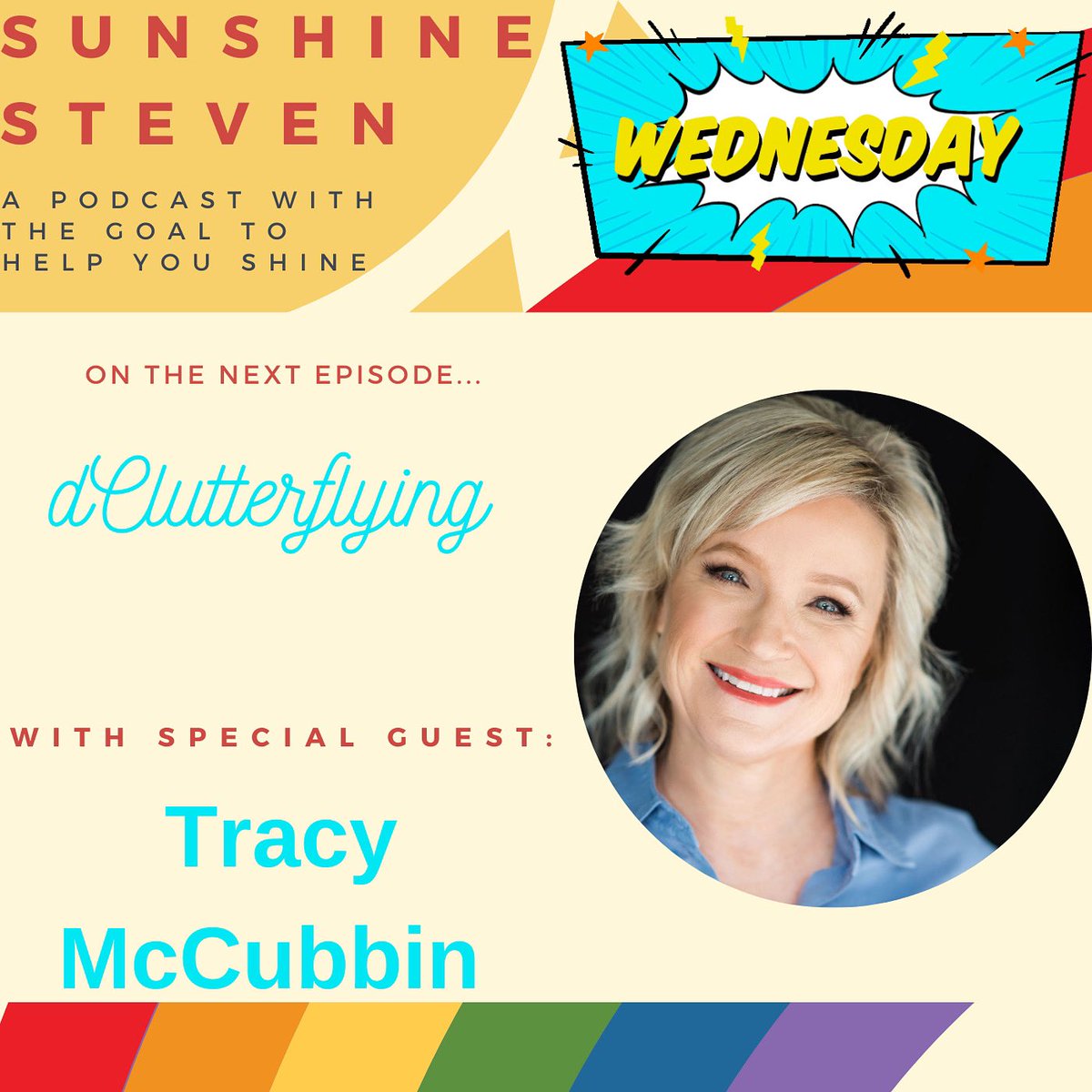 SirStevenRice's tweet photo. Tomorrow we are talking about dClutterflying! ❤️🌈🌞 #dclutterfly #tracymccubbin #sunshinestevenpodcast #sirstevenrice #podcast #podcasting #podcasts #spotify #podcastlife #podcaster #gaypodcaster #itunes #comedy #lgbtq #podcasters #applepodcasts #podcastshow @tracy_mccubbin https://t.co/615H8wraGD
