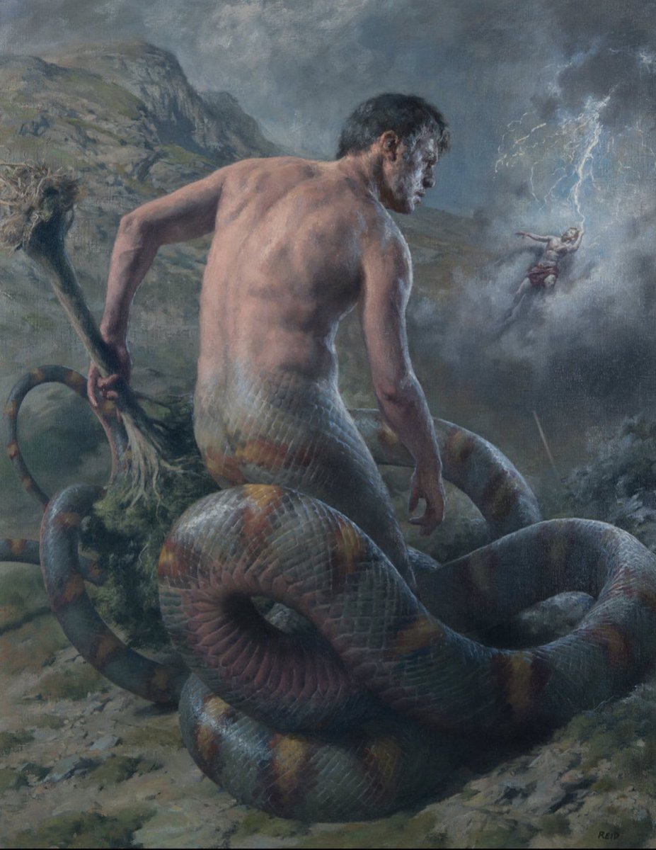 I paint Greek Myths. These four are oil on canvas.  #FixTheAlgorithm