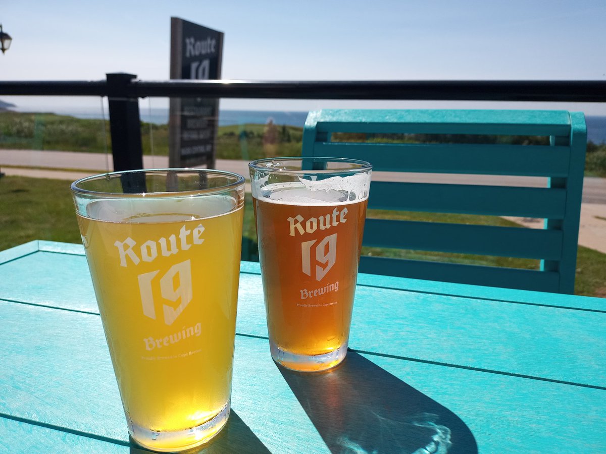 Andrew Schuhmann (@shoemanator) on Twitter photo What a way to cap off a drive around the #CabotTrail by stopping into <a href="/Route19Brewing/">Route 19 Brewing</a>. How much more perfect can this get? #CraftBeer #summer #CapeBreton #goodcheertrail #nstourism What a way to cap off a drive around the #CabotTrail by stopping into <a href="/Route19Brewing/">Route 19 Brewing</a>. How much more perfect can this get? #CraftBeer #summer #CapeBreton #goodcheertrail #nstourism